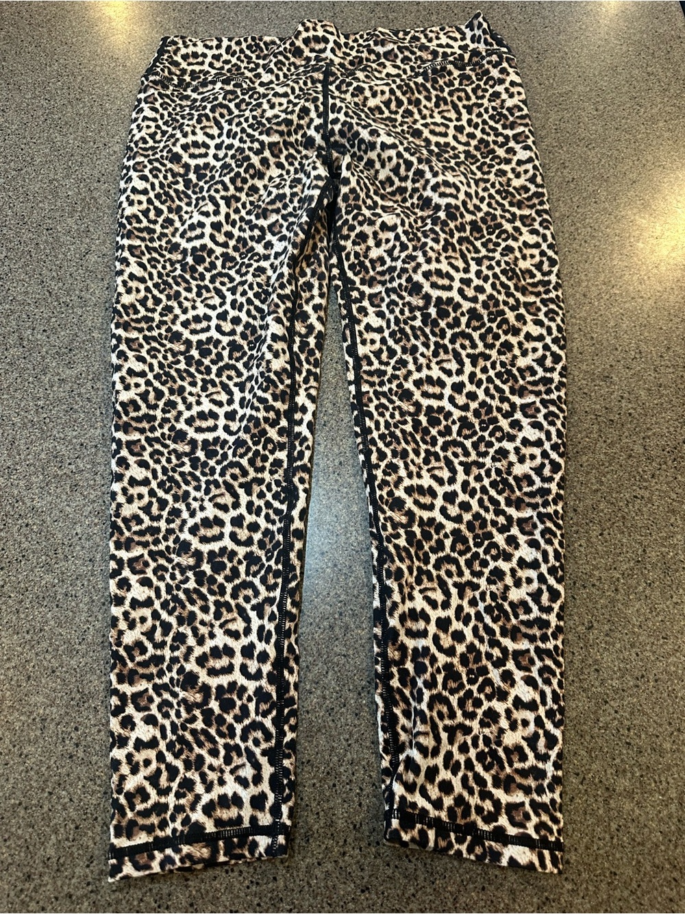 ZYIA Leopard Print leggings - Tan & Black